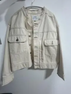 coen デニムジャケット ノーカラーデニムジャケット アウター Ｍサイズ