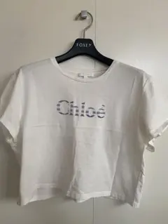 Chloé クロエ　ロゴ入り クロップドTシャツのサムネイル