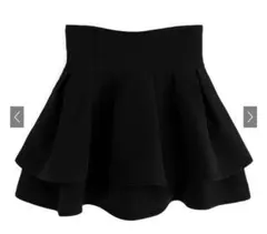 GRL フリージア インパン裏地付きフレアミニスカート