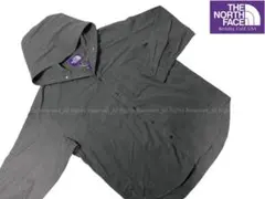 ノースフェイスパープルレーベル フランネルマウンテンフーデッドシャツ (M)