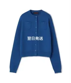 CABaNコットンカシミヤ クルーネックカーディガン　65