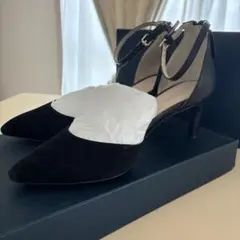 COLE HAAN アンクルストラップ パンプス ブラックのサムネイル