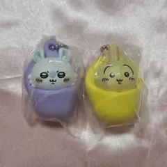 ちいかわ おくるみマスコットチャーム モモンガ うさぎ ガチャ