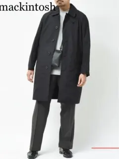 MACKINTOSH DUNKELD ウールナイロンバルカラーコート 36 黒のサムネイル