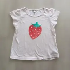 any FAM キッズ Tシャツ いちご スパンコール 120cm