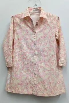 未使用 BeBe べべ 花柄 シャツワンピース 長袖シャツワンピ 110cm