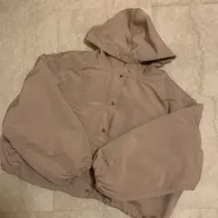 お値下げ‼️Apresjour アプレジュール フード付きジャンパー ベージュ