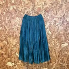 LA MARINe FRANCAISE ロングスカート プリーツ グリーン