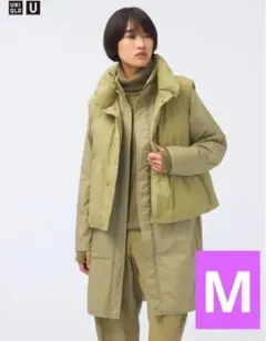 タグ付き新品！ UNIQLO ユニクロ パフテックノンキルトベスト グリーンM