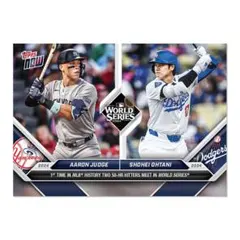 大谷翔平　ジャッジ　MLB Topps now ワールドシリーズ直接対決
