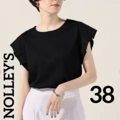 【美品】NOLLEY'S PATAPATAプルオーバーカットソー　38 ブラックのサムネイル
