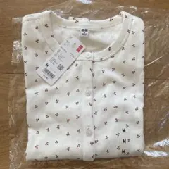 UNIQLOユニクロ新品未使用ポインテールカーディガンさくらんぼ柄　Mサイズ