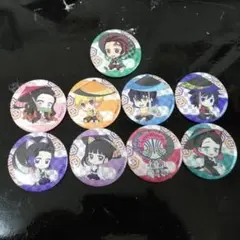 【限界値下げ】鬼滅の刃 ぺたん娘 トレーディング 缶バッジ 和傘 フルコンプ