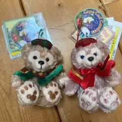 TDS東京ディズニーシー☆ダッフィー シェリーメイ ぬいぐるみストラップ