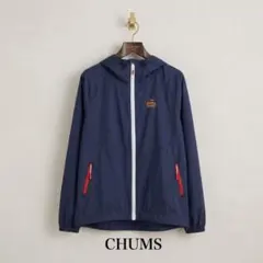 美品【CHUMS】ウィンドブレーカー　マウンテンパーカー　ネイビー　WL