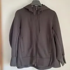 UNIQLO +Jグレー フード付き スウェットパーカー