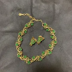 ネックレス　イヤリング　セット　天然石