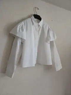 フリルブラウス 白 M〜L GU