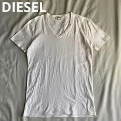 ディーゼル DIESEL 金タグ ヴィンテージ デザイン Vネック 無地