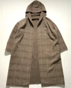 カシミヤ混 URBAN RESEARCH ROSSO グレンチェック コート