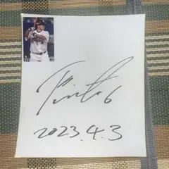 2026年最新】平田良介 サインの人気アイテム - メルカリ