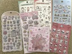 国内正規品コットンパフィーシールセット　スヌーピー　SNOOPY PEANUTS