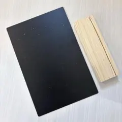 アクリル黒板 ブラックボード POP スタンド看板 (約20×30cm)