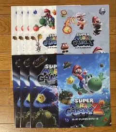 セブンイレブン スーパーマリオギャラクシー A4クリアファイル 9枚セット