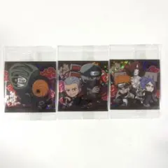 ナルト ウエハースシール 3枚セット 暁