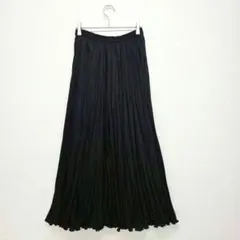 ローリーズファーム ロングスカート プリーツスカート フレアスカート 黒 Fのサムネイル