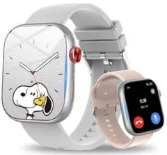 スマートウォッチ 通話機能 GPS搭載モデル IP67防水 iPhone対応