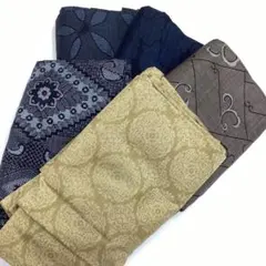 着物まとめ売り、袷、大島紬、リメイク素材、正絹P212