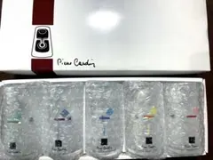 ピエール・カルダン タンブラー 5個セット　佐々木硝子