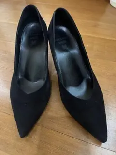 success walk パンプス ブラック スエード調ワコールのサムネイル