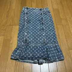 年始セールLouis Vuitton モノグラムデニムスカートサイズ36