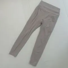 ライトベージュ ハイウエスト レギンス　ユニクロ