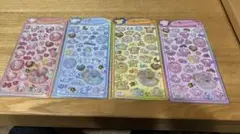 うるちゅるポップシール　サンリオ　4枚セット