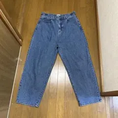 ワイドレッグデニムパンツ 9090デニムKING LOGO