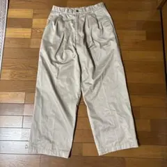 【美品】haggar ハガー 2タックワイドチノ 40×32 アメカジ