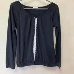 CINEMA CLUB ブラック 長袖トップス M