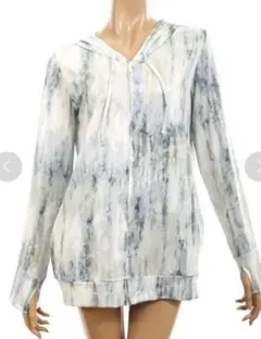 【水陸両用】タイダイ柄UVカットパーカー/UPF50+ラッシュガード