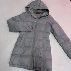 tommy girl グレー フード付きダウンジャケット M 防寒