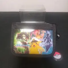 ポケモン ひも付き 財布 ポケットモンスター ピカチュウ キャプテン ブラック