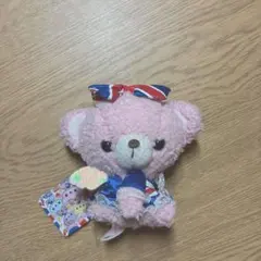 ピンクくまぬいぐるみ