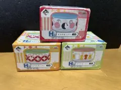 【全3種コンプ】一番くじ 夏目友人帳 〜ニャンコ先生と和菓子〜H賞ガラスキーパー