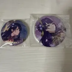 原神 雷電将軍 缶バッジ