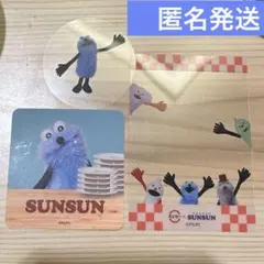 パペットスンスン スシロー クリアカード　ステッカー