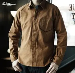 Deluxeware デラックスウエア　ダック生地　シャツ　US.L