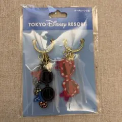ディズニー　キーチェーン　サングラス　2個セット