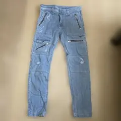 Diesel ライトブルー カーゴパンツ デニム　30インチ